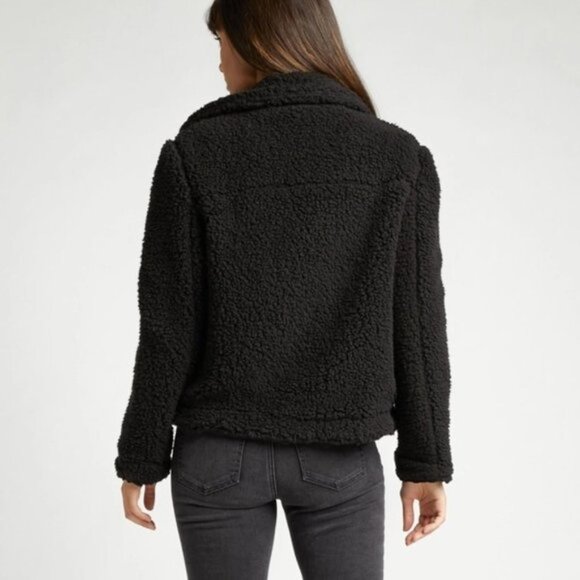 Silver Jeans Co.Chandelle Teddy Biker Jacket - Picture 2 of 9